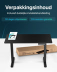 Bureau assis debout Flowsense - Bureau électrique réglable - 160 x 60 cm