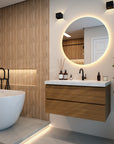 Miroir de salle de bain - 80cm - Sans cadre - Précommander