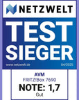 AVM FRITZ!Box 7690 - DSL Router mit Wi-Fi 7, Zigbee, DECT-Basis - Weiß
