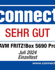 AVM FRITZ!Box 5690 Pro - Glasfaser & DSL Router mit Wi-Fi 7, Zigbee, DECT - Weiß