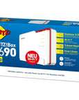 AVM FRITZ!Box 5690 Pro - Glasfaser & DSL Router mit Wi-Fi 7, Zigbee, DECT - Weiß
