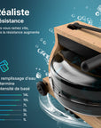 Rameur - RowForge - Bois avec résistance à l'eau
