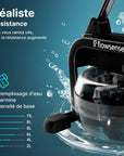 Rameur - Elvora Wave - Résistance dynamique à l'eau