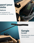 Rameur - RowForge - Bois avec résistance à l'eau