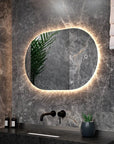 Miroir de salle de bain - 90x60cm - Sans cadre - Précommander
