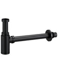 Siphon pour lavabo - 44 mm - Noir mat