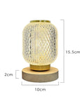 Lampe de chevet Luxe en cristal fil & Batterie - Lampe Chevet Design