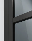 Paroi de douche Oris - 90 x 200 - Verre noir - Noir