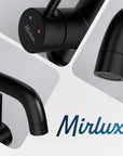 Mitigeur de lavabo – WC – Noir [KALLISTA]