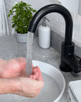 Mitigeur de lavabo – WC – Noir [THALIA]