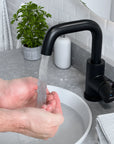 Mitigeur de lavabo – WC – Noir [KALLISTA]