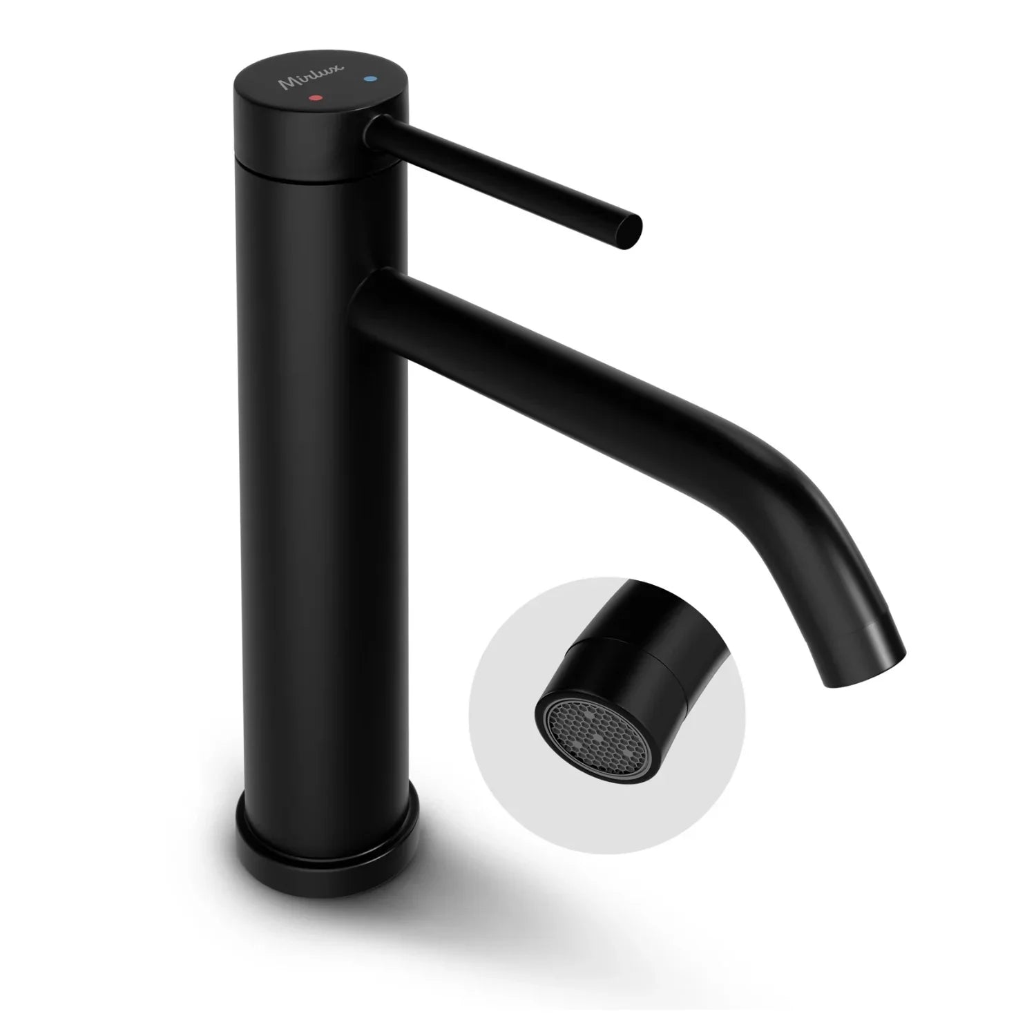 Mitigeur de lavabo – WC – Noir [NYX] - Précommander