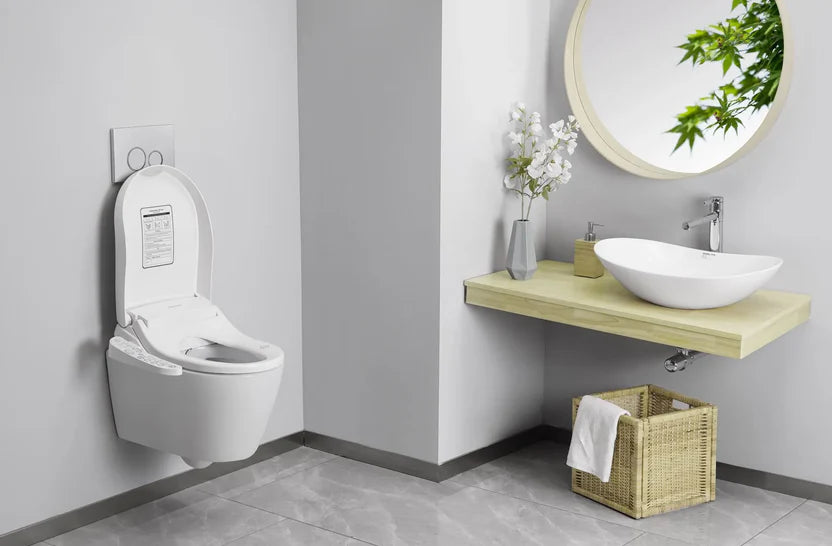 TopToilet Bronze Connect V2 - Abattant WC Japonais Bluetooth, Lavant Chauffant