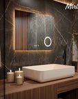 Miroir de salle de bain - 120x80cm - Sans cadre - Précommander