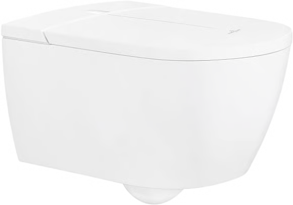 Villeroy &amp; Boch ViClean-I100 - WC Suspendu Douche Intégrée, Télécommande &amp; Appli, Sans Bride