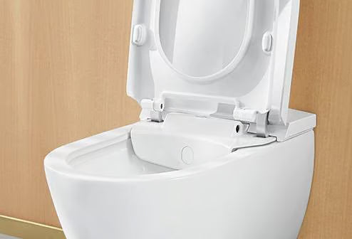 Villeroy &amp; Boch ViClean-I100 - WC Suspendu Douche Intégrée, Télécommande &amp; Appli, Sans Bride