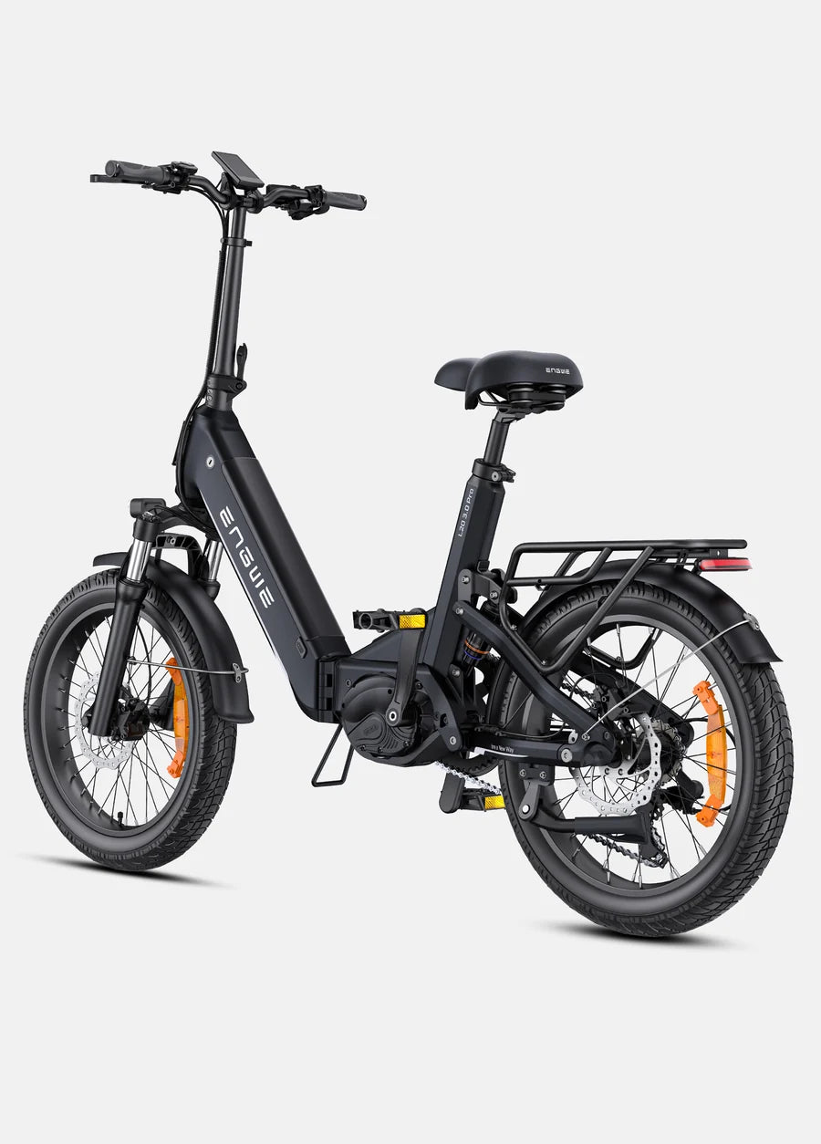 ENGWE L20 3.0 Pro E-Bike Mittelmotor 100Nm Vollfederung 720Wh Klapprad Schwarz