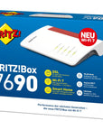 AVM FRITZ!Box 7690 - DSL Router mit Wi-Fi 7, Zigbee, DECT-Basis - Weiß