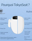 TokyoSeat - Abattant WC Japonais Électrique Lavant, Chauffant et Séchant