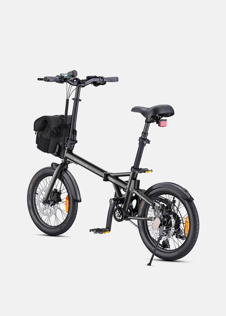 ENGWE Zip E-Bike Faltrad 250W Drehmomentsensor 360Wh 16,9kg Grau