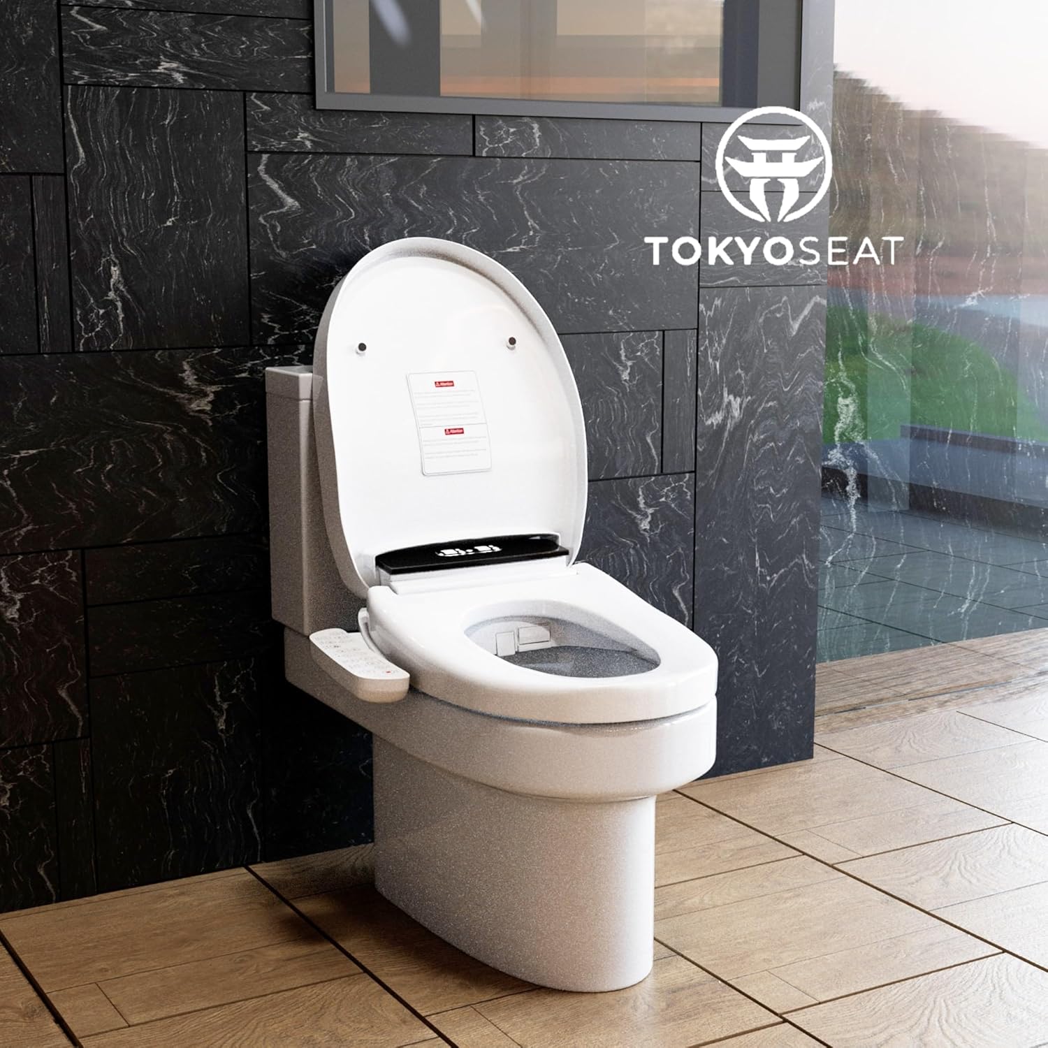 TokyoSeat - Abattant WC Japonais Électrique Lavant, Chauffant et Séchant