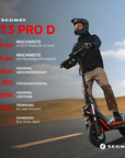 Segway Ninebot ZT3 Pro D E-Scooter 500W 597Wh Straßenzulassung 20km/h