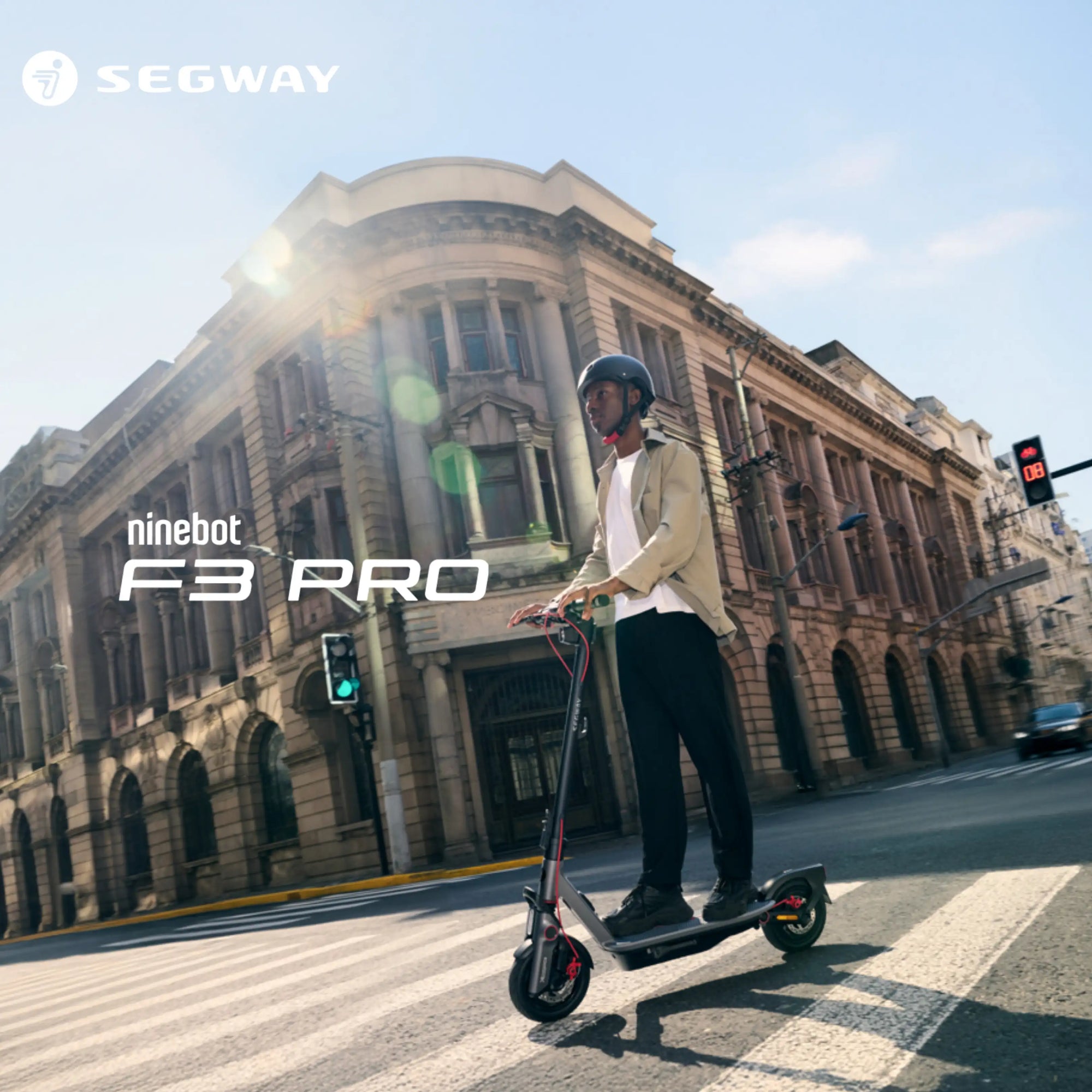 Segway Ninebot F3 Pro D E-Scooter 500W 477Wh Straßenzulassung ABE 20km/h