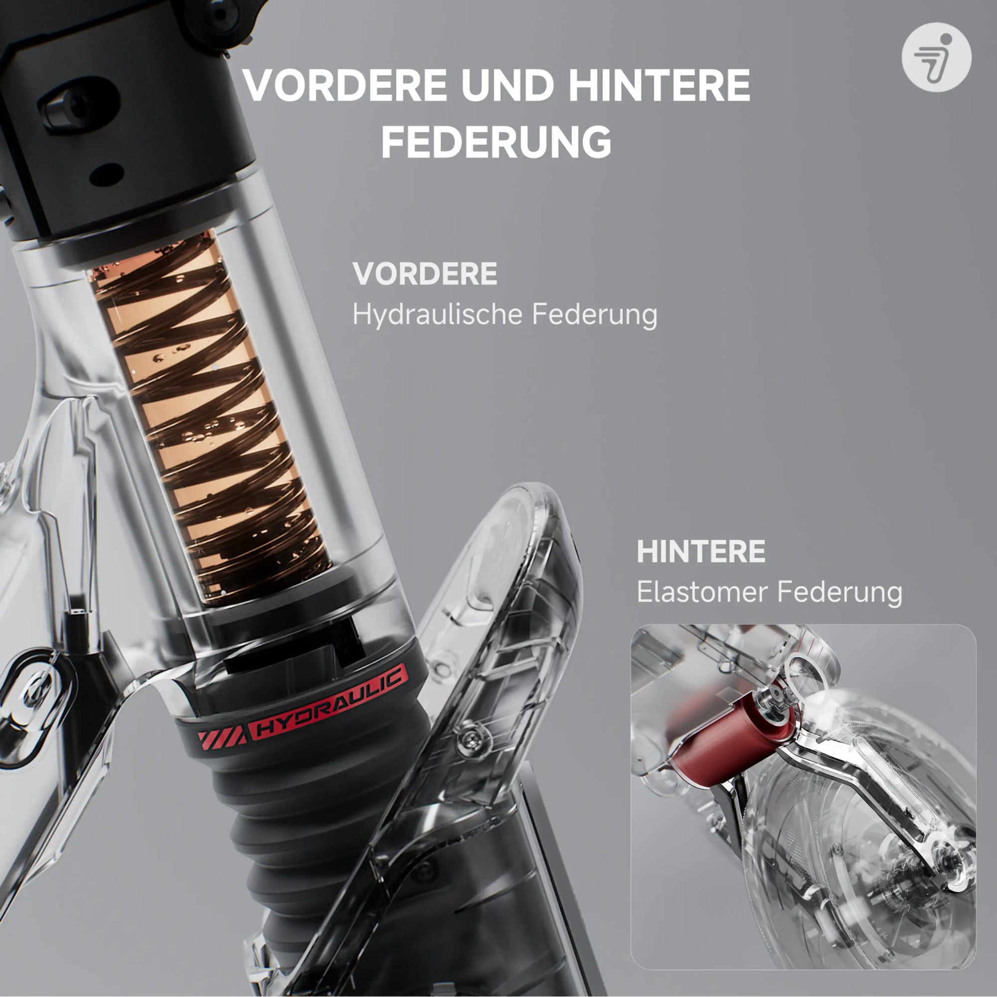 Segway Ninebot F3 Pro D E-Scooter 500W 477Wh Straßenzulassung ABE 20km/h