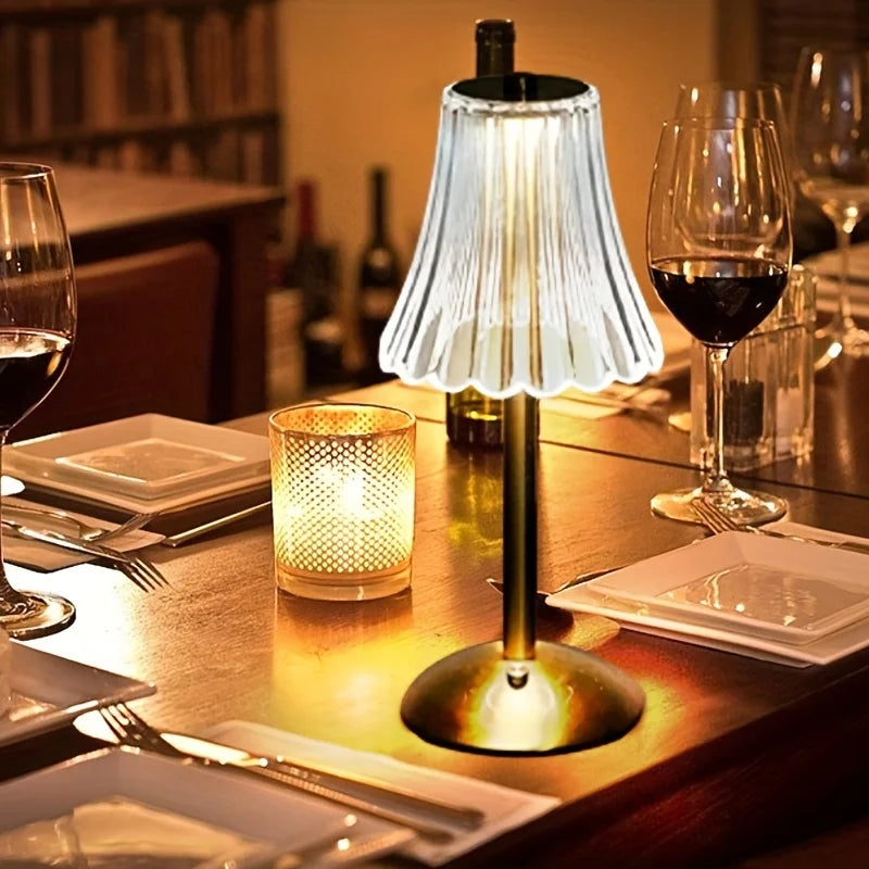 lampe de chevet moderne en cristal - Lampe Chevet Design