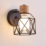 Lampe de chevet Murale Industrielle Cage