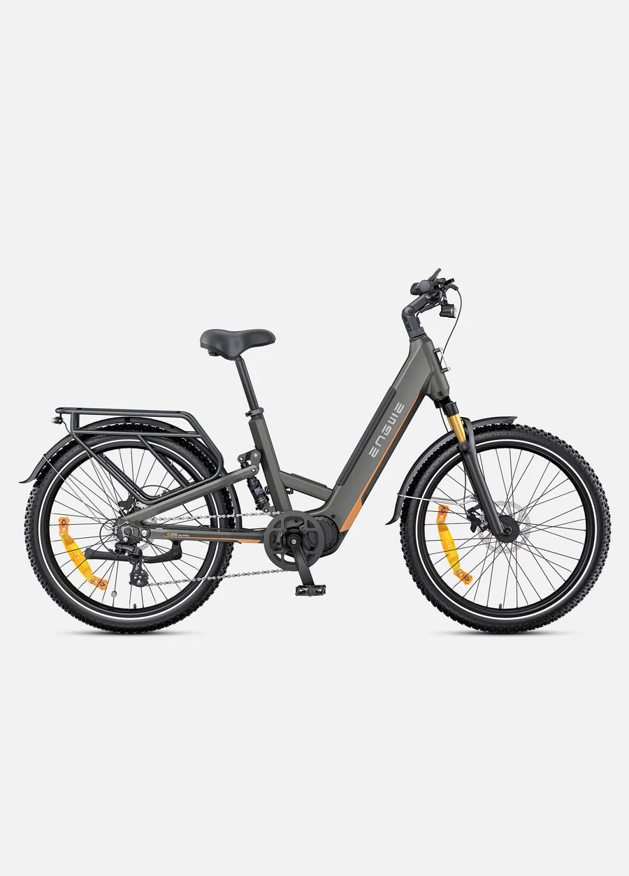 ENGWE E26 3.0 Pro eSUV E-Bike Mittelmotor 100Nm Vollfederung 720Wh 135km Grau