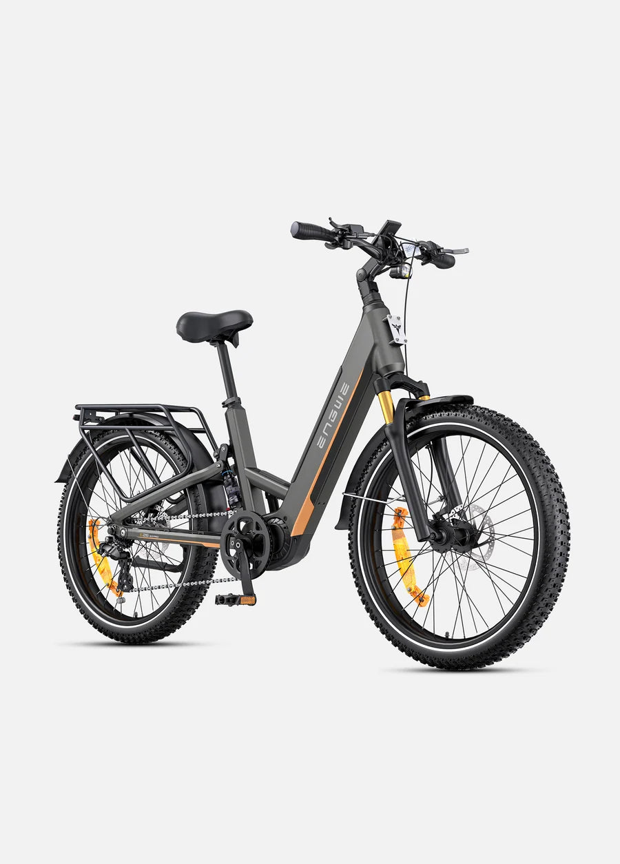 ENGWE E26 3.0 Pro eSUV E-Bike Mittelmotor 100Nm Vollfederung 720Wh 135km Grau