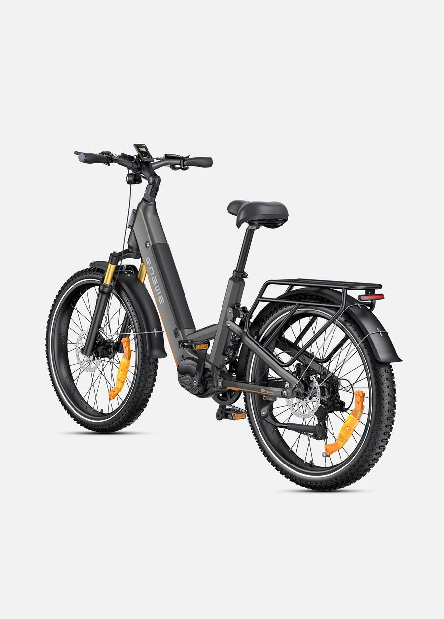 ENGWE E26 3.0 Pro eSUV E-Bike Mittelmotor 100Nm Vollfederung 720Wh 135km Grau