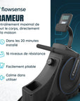Rameur - 16 niveaux de résistance - Écran LCD