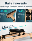 Rameur - RowForge - Bois avec résistance à l'eau