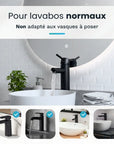 Mitigeur de lavabo – WC – Noir [EIRENE]