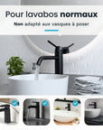 Mitigeur de lavabo – WC – Noir [ARIADNE] - Précommander