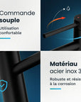 Mitigeur de lavabo – WC – Noir [ARIADNE] - Précommander