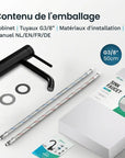 Mitigeur de lavabo – WC – Noir [ARIADNE] - Précommander