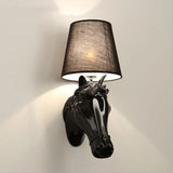 lampe de chevet murale en résin design chevaux