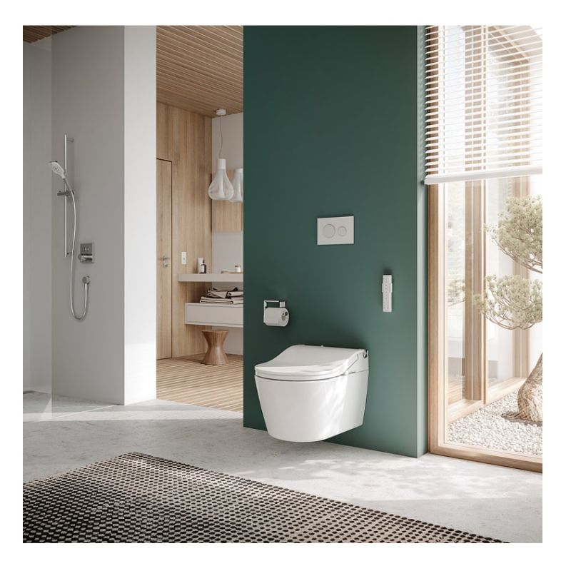 TOTO Washlet RW TCF801CG - Abattant Lavant EWATER+, Ouverture Automatique, Siège Chauffant