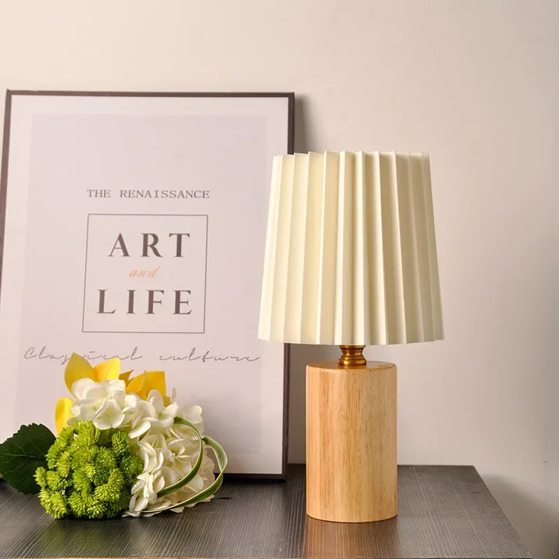 Lampe de Chevet Bois Moderne et Élégante - Lampe Chevet Design