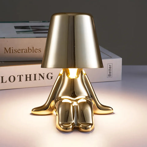Lampe de chevet Design gold tactile