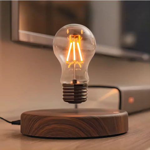 Lampe de chevet magnétique créative en verre flottant