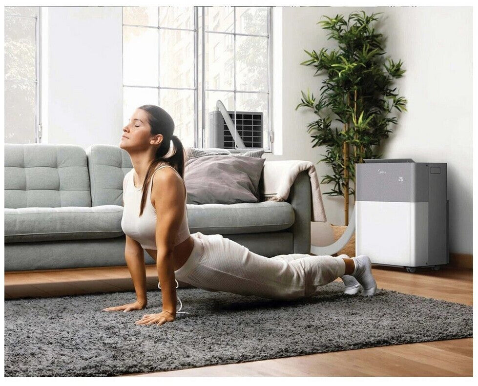 Midea PortaSplit climatiseur mobile split 12000 BTU 3,5 kW WiFi 4-en-1 pompe à chaleur jusqu'à 42m²