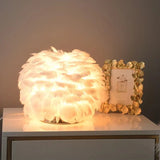 Lampe de chevet Plumes - Lampes de chevets