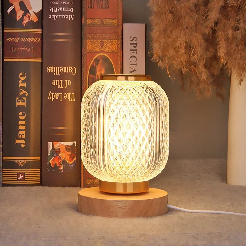 Lampe de chevet Luxe en cristal fil &amp; Batterie - Lampe Chevet Design
