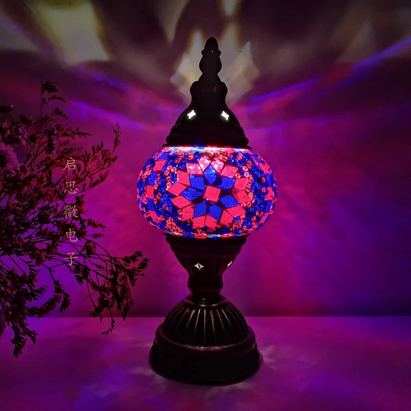Lampe de chevet mosaique Turc - Lampe Chevet Design