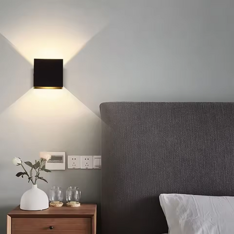 Lampe de chevet Murale Cubique