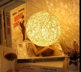 Lampe de chevet Rotin